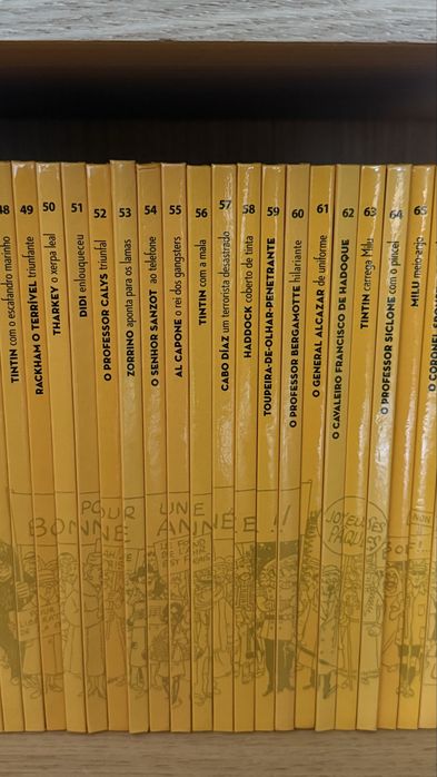 Figuras de Tintin a colecao oficial