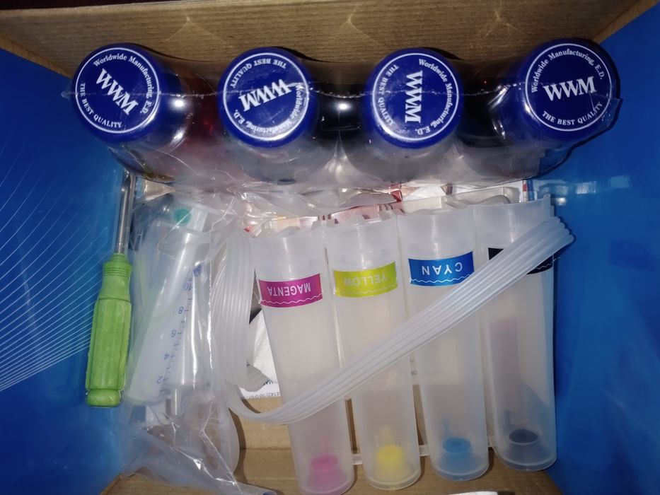 СНПЧ+струйный принтер3в1