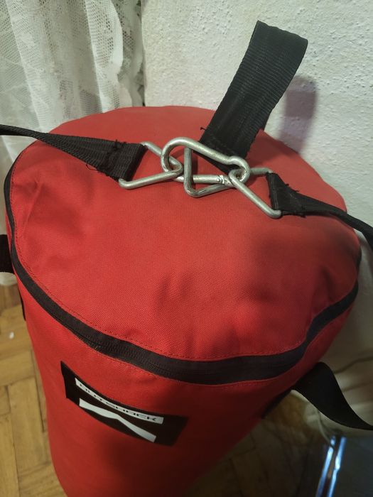 saco de boxe + luvas