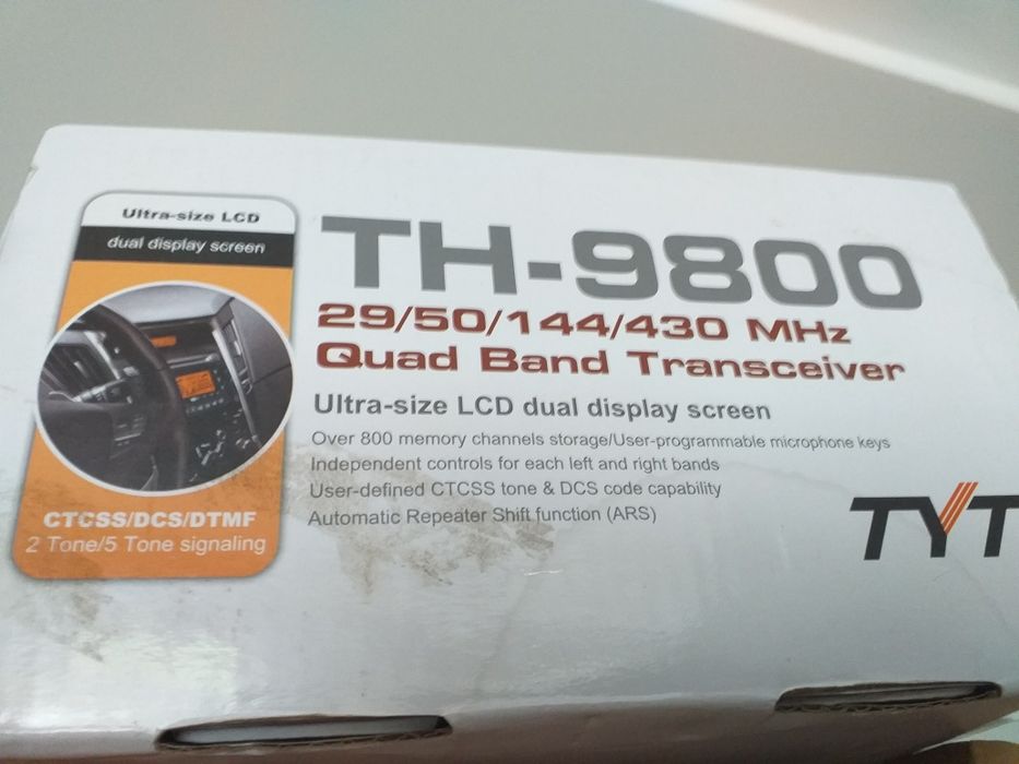 Tyt th-9800 plus quad band  radiotelefon 50 watt odblokowany nowy bez metki