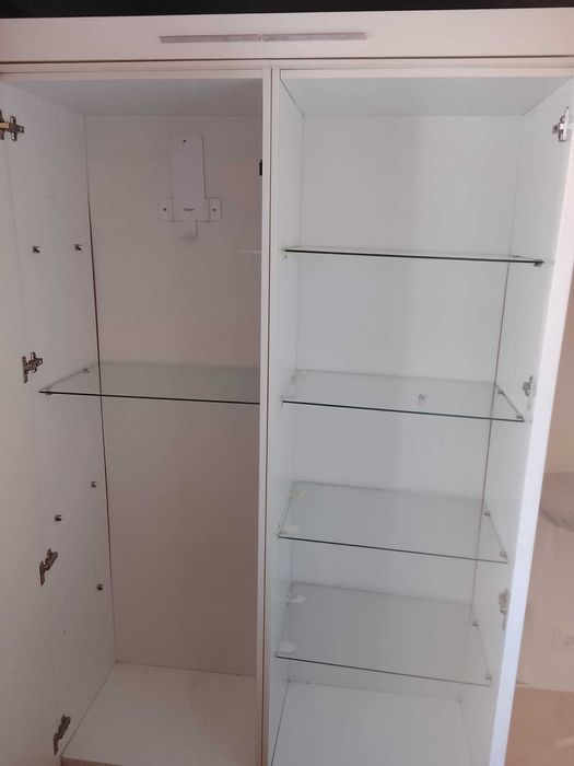 CONJUNTO-Panel Cabeceira de Cama + 2 Mesas cabeceira +2 Móveis