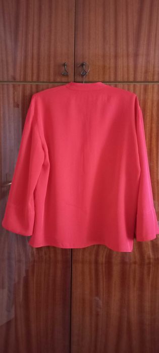 Ciemno różowa (malinowa) bluzka damska