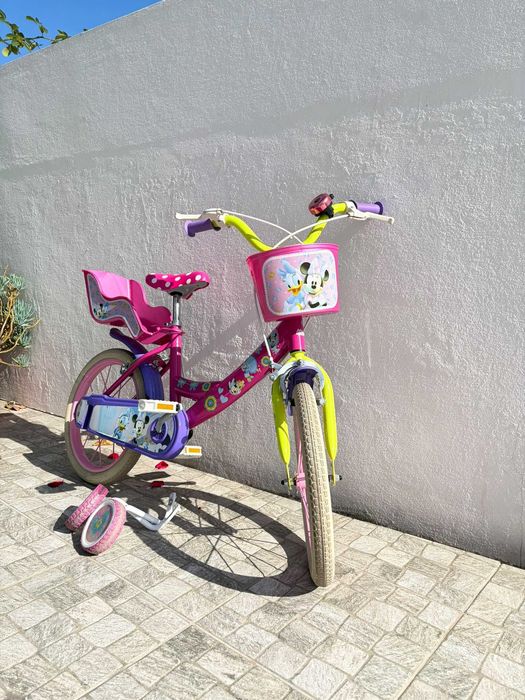 Bicicleta menina minnie