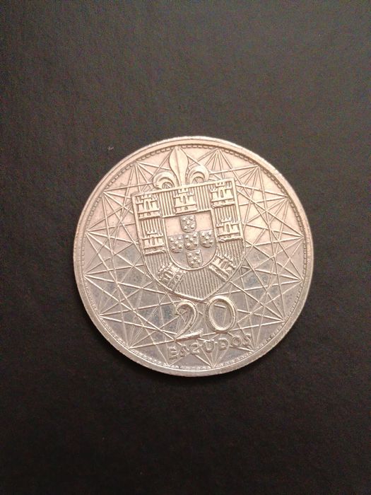 Moeda 20 Escudos de 1966 Portuguesa