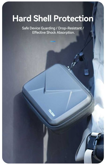 TELESIN Wodoodporna torba ochronna do kamery DJI Osmo Action 6 5 4 3