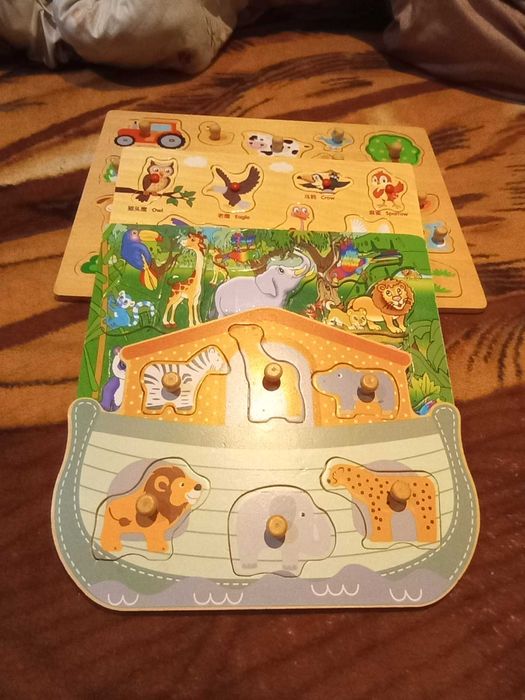 Puzzle drewniane dla malucha