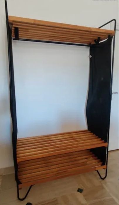 Cabide aberto IKEA Bodo em madeira / Roupeiro / Estante