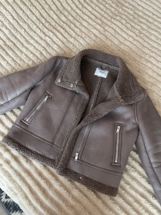 Дублянка жіноча коричнева