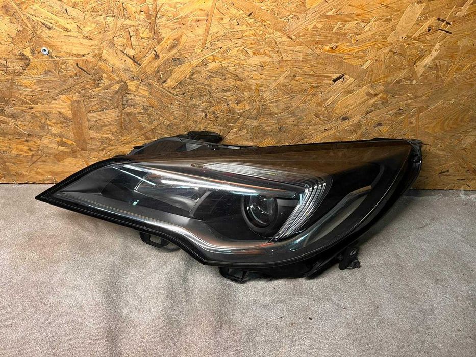 Lampa lewa soczewka zwykła Opel Astra K' 5 15-20 - zwykła nie ful led-