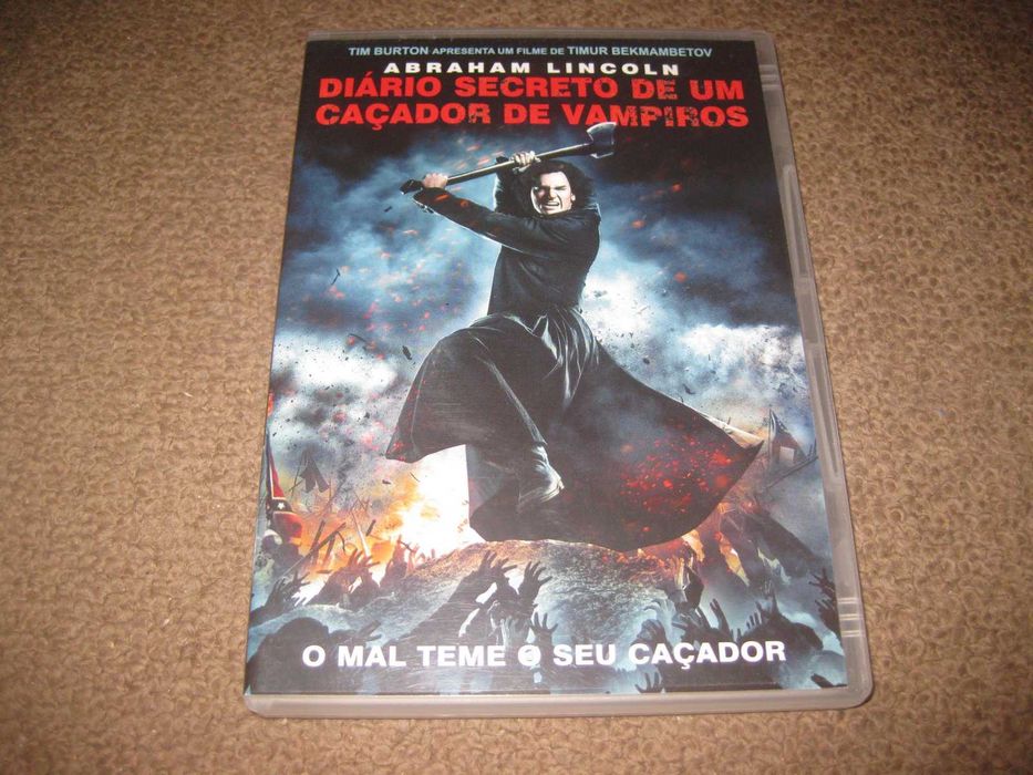 DVD "Diário Secreto de Um Caçador de Vampiros" com Benjamin Walker