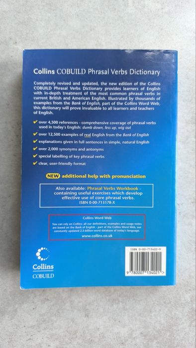 Collins COBUILD Phrasal Verbs Dictionary
