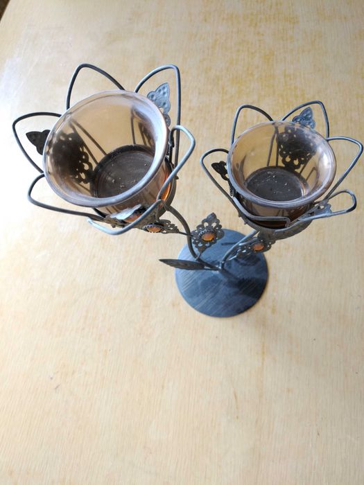 подсвечник сувенир лампада с лампадным маслом