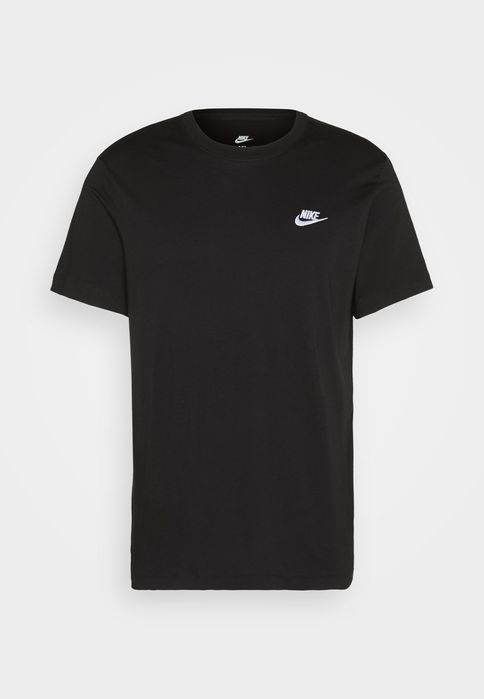 T-shirt czarny z logo Nike M