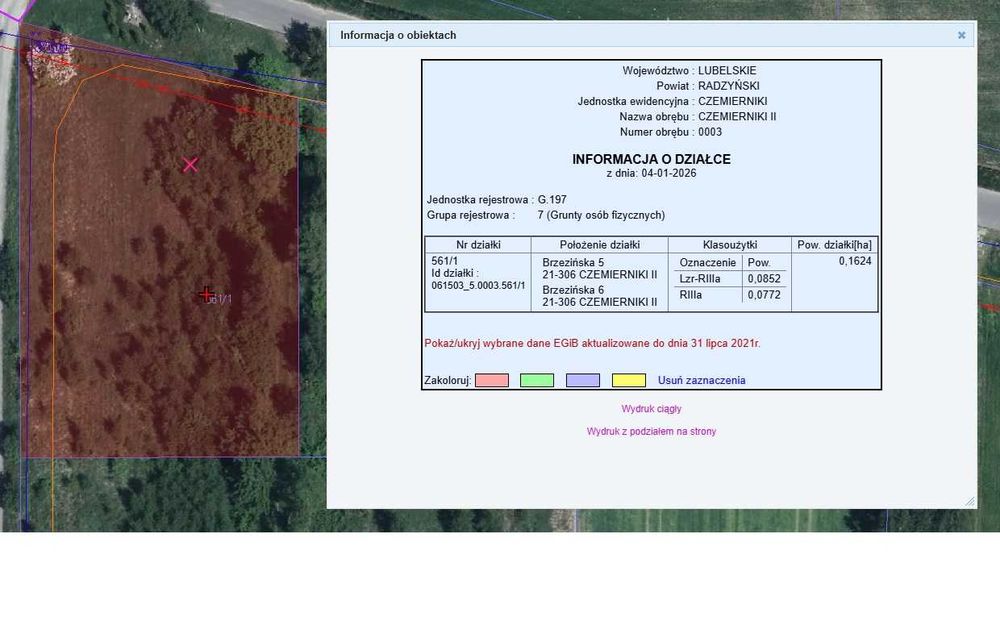 Działka Budowlana Czemierniki cisza spokój blisko lasu
