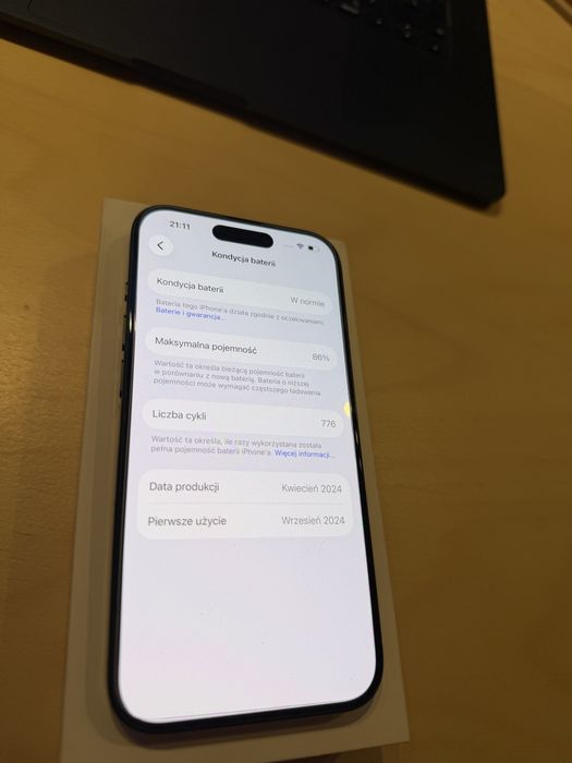 Iphone 15 pro 128gb czarny + gratis