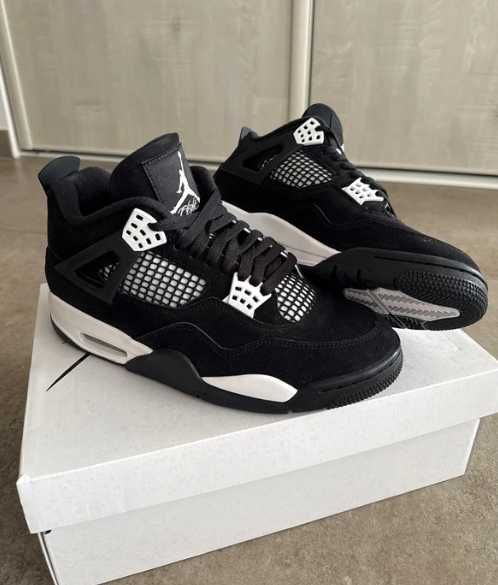 Jordan 4 Retro White Thunder R.46