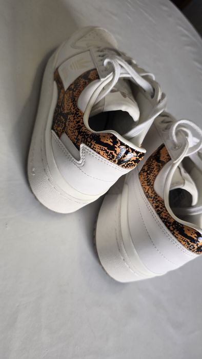 Ténis adidas fórum bold brancos 42 cobra usados uma vez sapatilhas