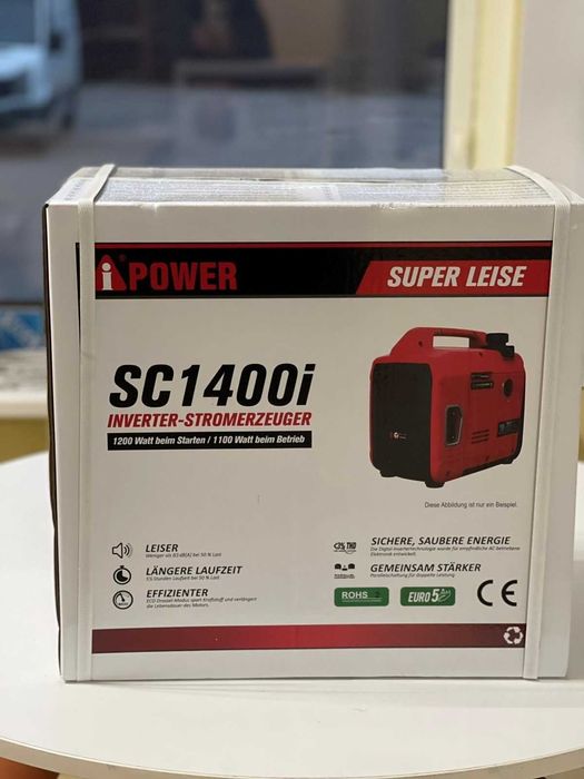 МІДЬ! ДЛЯ КВАРТИРИ! Інверторний  генератор 1.2 кВт AiPower. Вага 12 кг