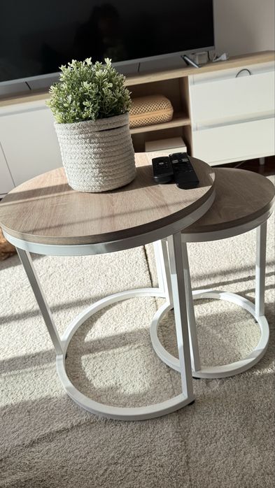 Mesa de centro dupla