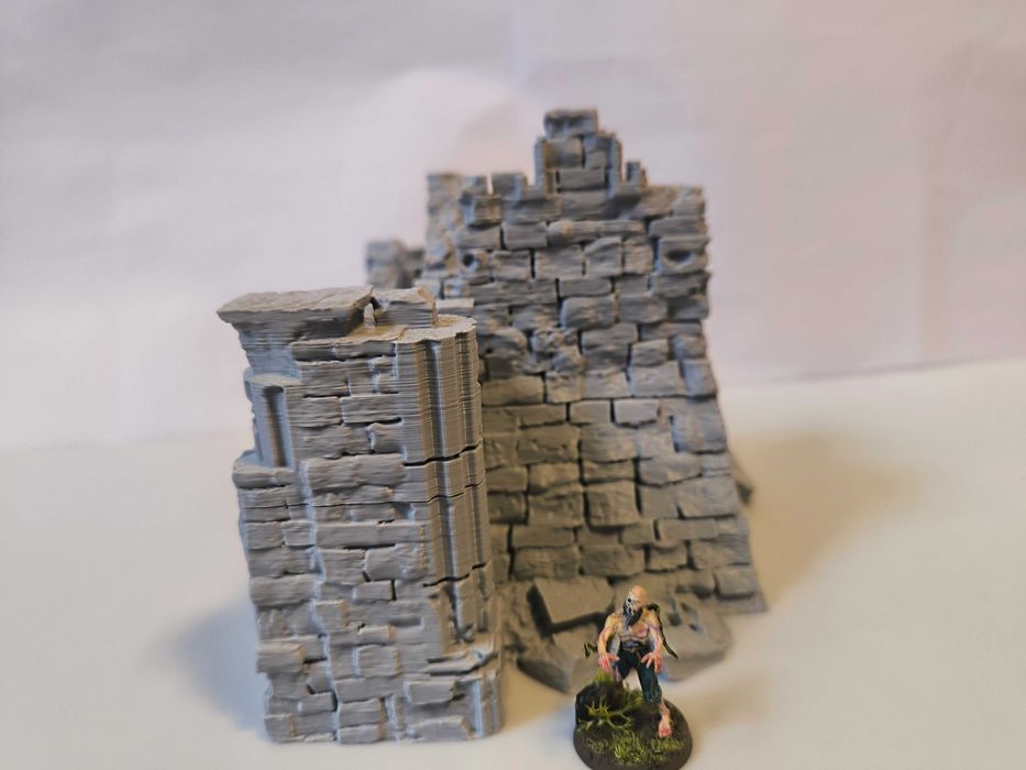 Zrujnowany mur 7(Lost City) RPG Diorama Makieta D&D