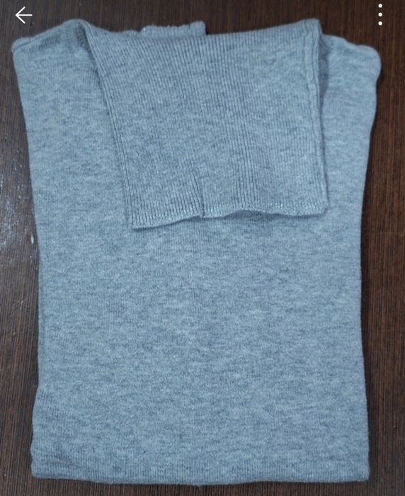 Camisola Malha Cinzenta gola alta Lefties 13/14 anos