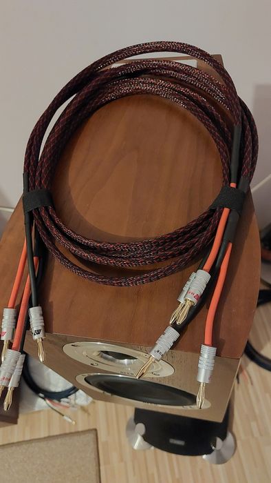 Kable głośnikowe audio  2x4mm/2x2m