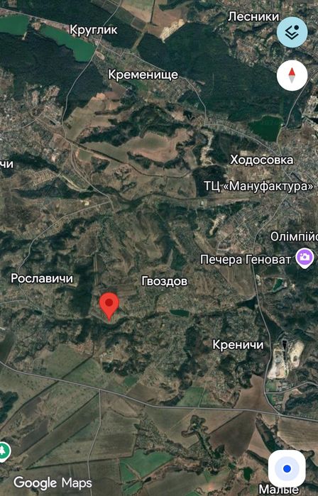 Земельна ділянка 10 соток біля лісу озера та річки, Київ 15 км