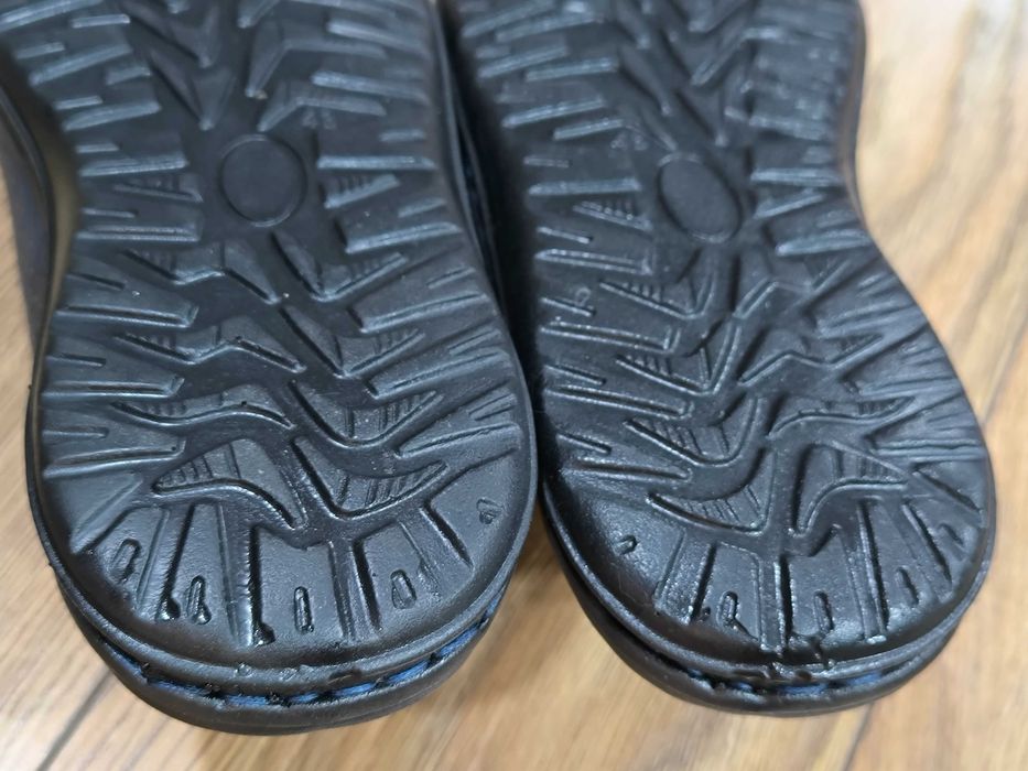 Капці шкіряні 26,5см сині New чоловічі