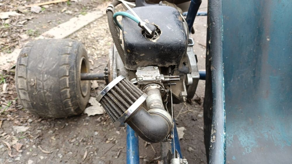 Бензиновый картинг для детей 10-16 лет, подростковый, ДВС