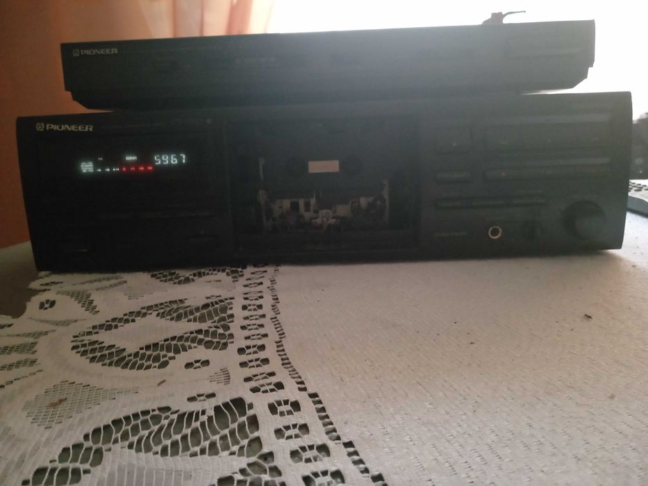 Deck Pioneer CT-S330 Gramofon PionnerPL-570Z
