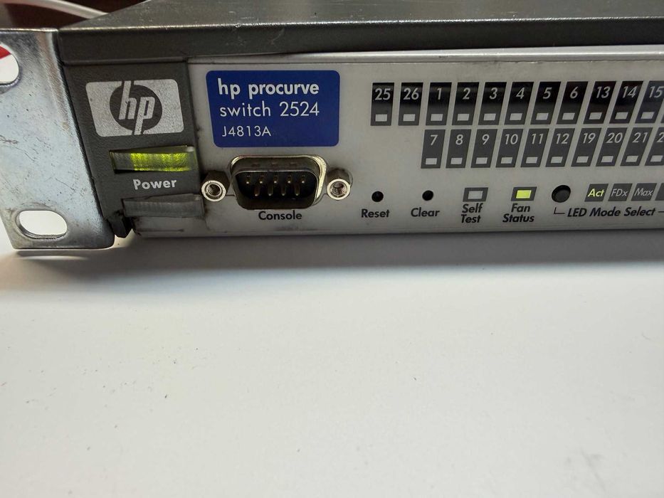 Switch, urządzenie sieciowe: HP ProCurve 2524, Hewlett-Packard