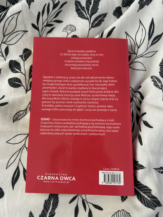 Książka Osho życie to bańka mydlana