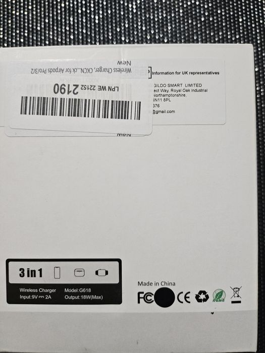 Ładowarka indukcyjna stacja 3 w 1 G618