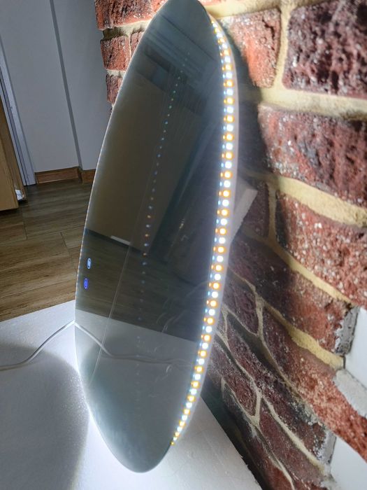 Lustro LED 45x60 Podgrzewane Anti-Fog Kształt Łezki 3 Barwy
