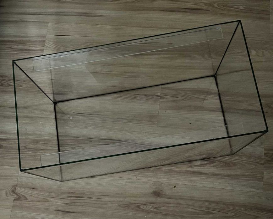 Тераріум для черепах / рептилій, скляний 60×30×30 см