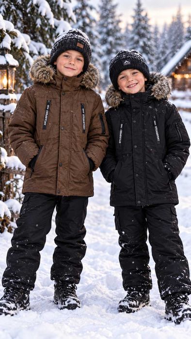 Parka chłopięca zimowa happy house 122-170