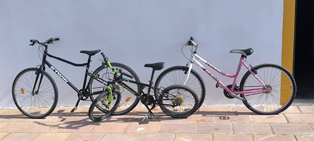 Três bicicletas por 60€
