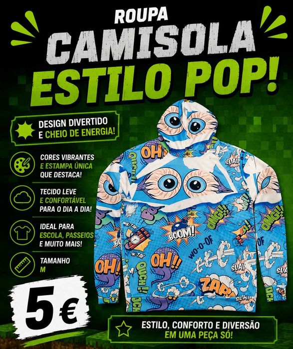 Camisola Modelo 1 Tamanho M