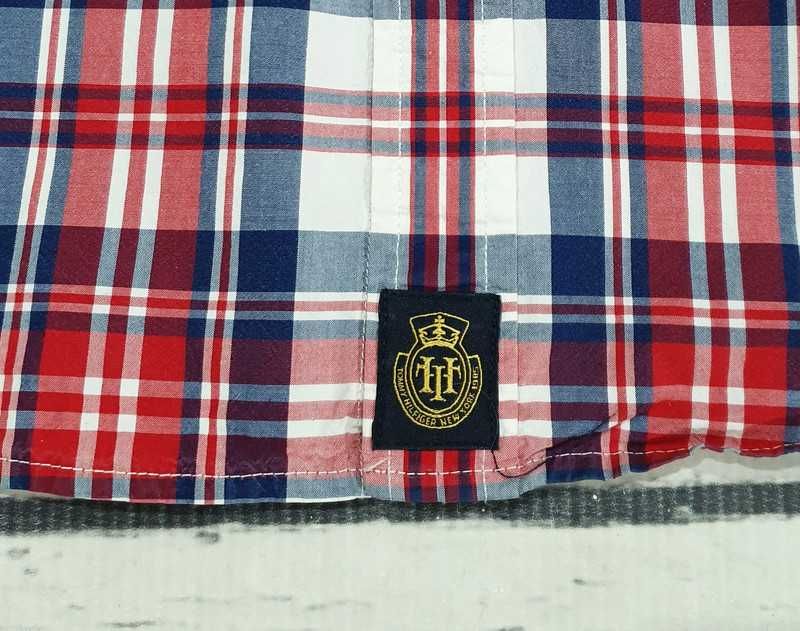 Tommy Hilfiger * vintage fit * koszula * kratka * męska * idealna * L