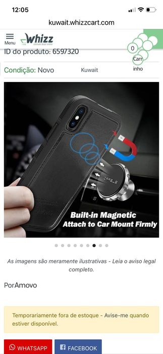 Capa para telemóvel iPhone 11 xs