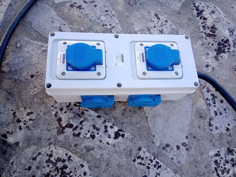 Chicote Multitomada Trifásico/Monofásico 120cm Portes Grátis