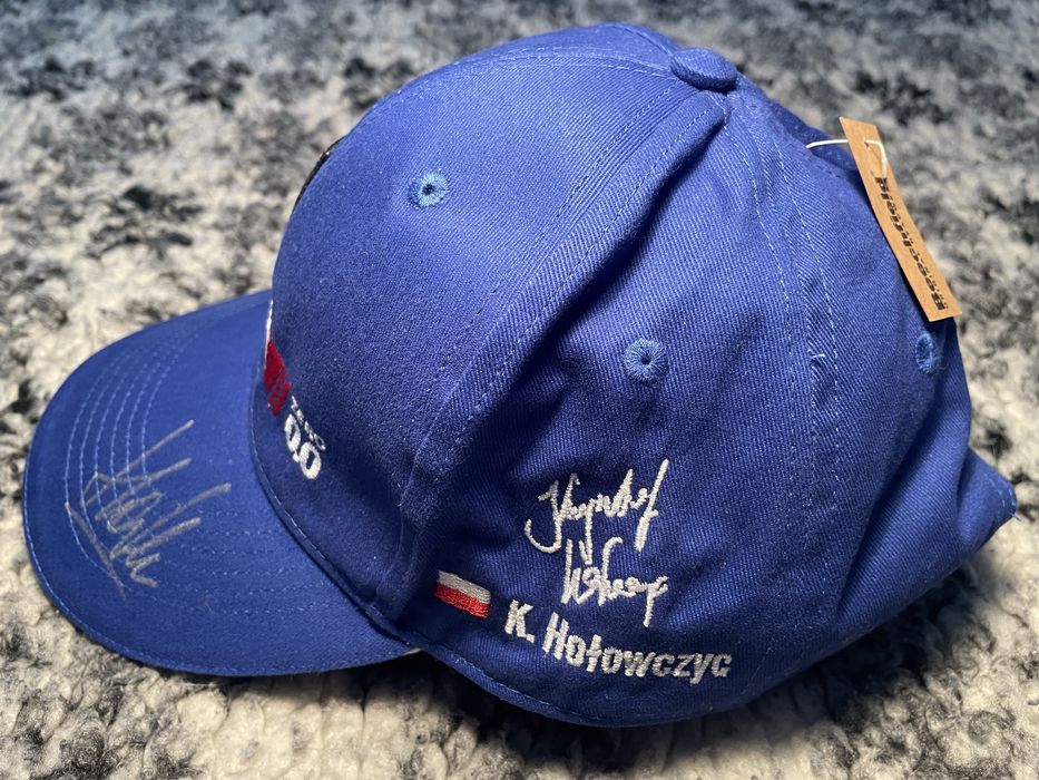 AUTOGRAF Czapka Krzysztof Hołowczyc Kampania TYSKIE 0.0% AUTOGRAFY