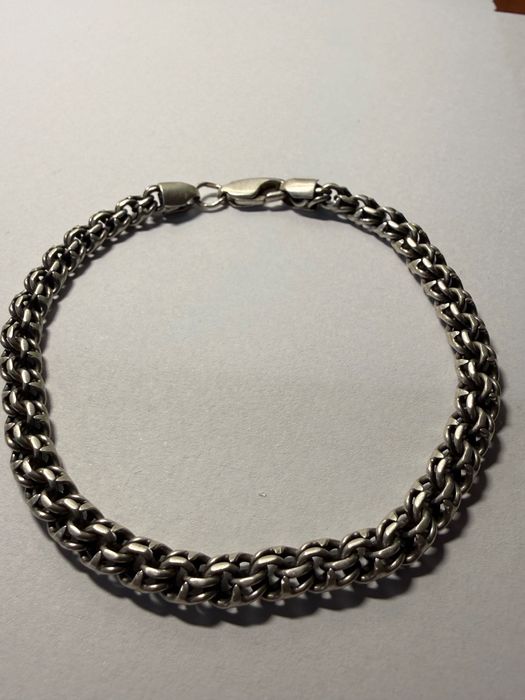 Браслет серебряный 925 пробы вес 18,28грам 23см Бисмарк