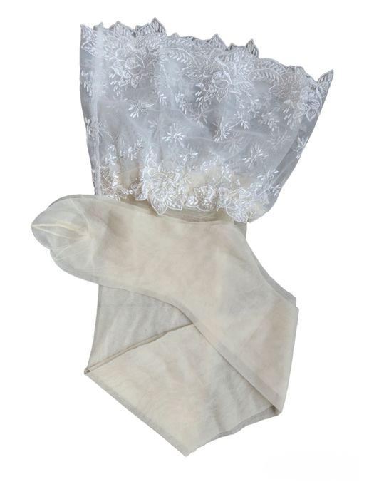 Весільні панчохи білі