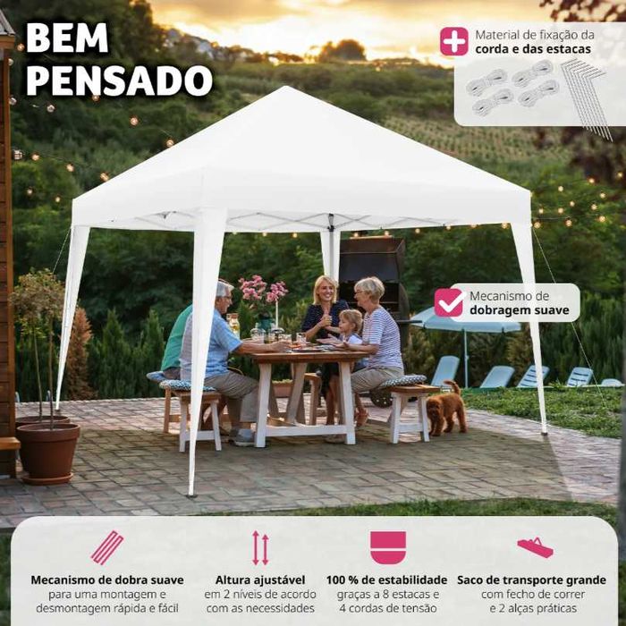 Tenda 3x3 montagem fácil