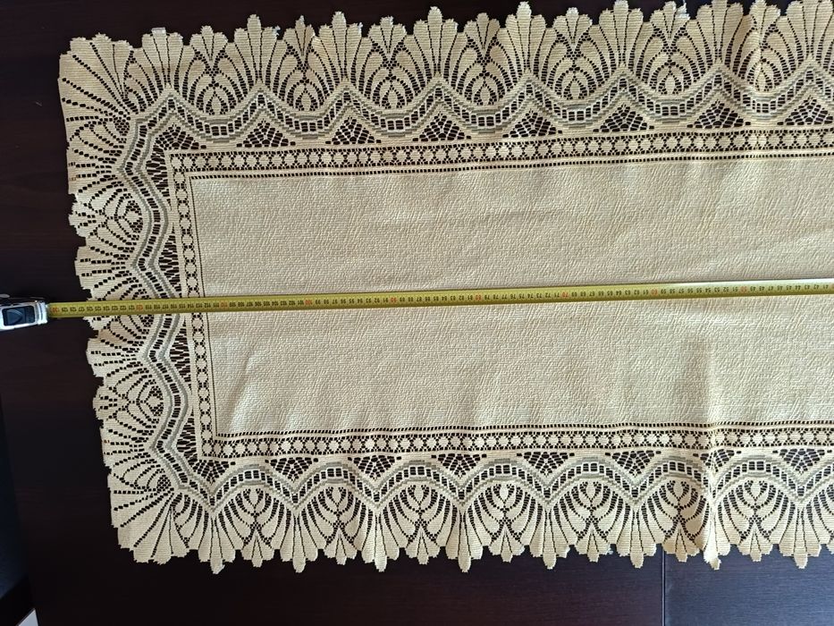 Serweta bieżnik na stół żółta