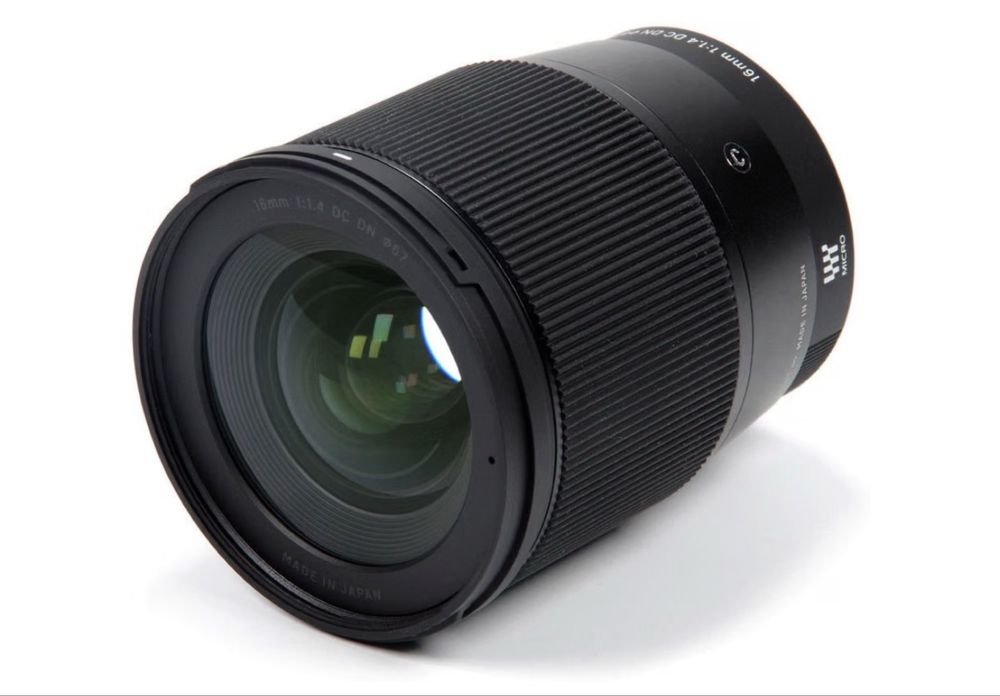 Sigma 16 mm F1.4 DC DN Contemporary - Objetiva para Sony E, cor preto