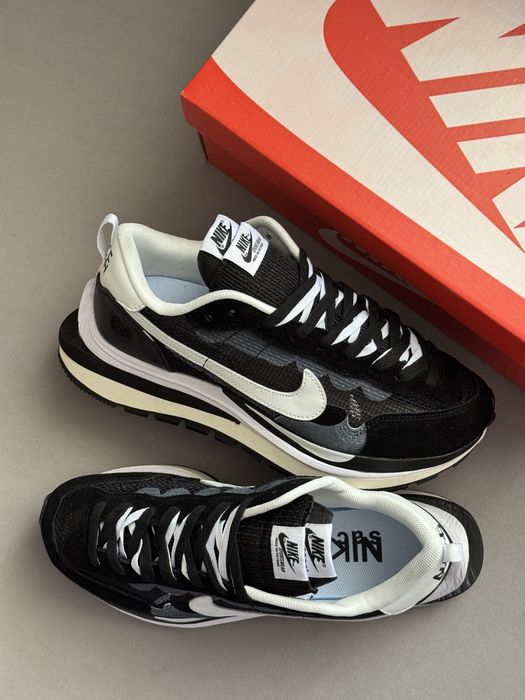 Кросівки чоловічі Nike Vaporwaffle Sacai Black 36-45. Без передоплати.