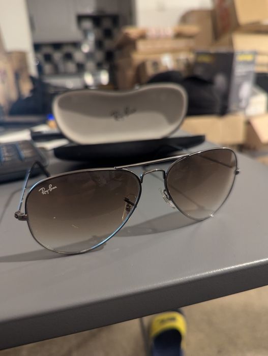 Óculos Ray-Ban aviator metal RB3025 - tamanho largo