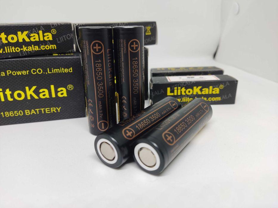Акумулятори 18650 Liitokala Lii-35a, 3500 mah, li-ion, нові, якісні.